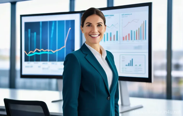 보험중개사와 관련된 최신 보험 기술 성공 사례 연구 및 분석 - **Prompt:** A professional and confident Italian female insurance broker, in her late 30s, stands in...