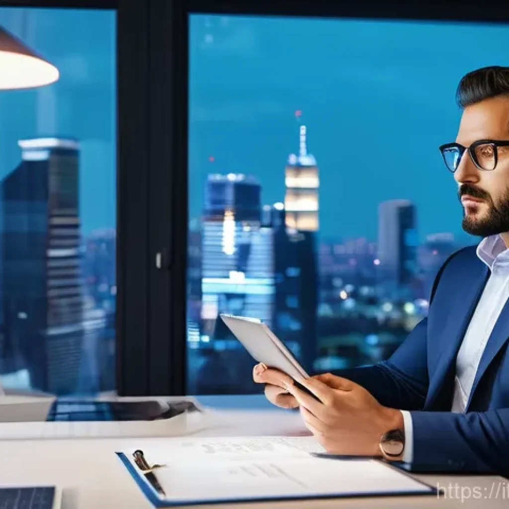보험중개사 시험 이후 전문성 개발을 위한 팁 - **Prompt:** A focused and professional Italian insurance broker, approximately 35-45 years old, with...