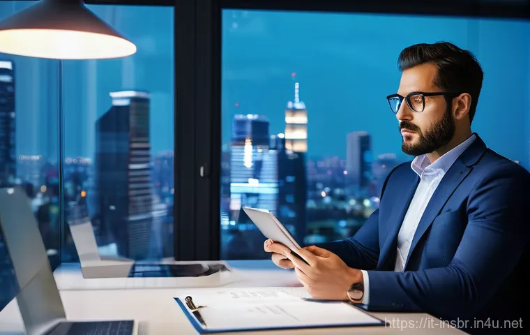 보험중개사 시험 이후 전문성 개발을 위한 팁 - **Prompt:** A focused and professional Italian insurance broker, approximately 35-45 years old, with...