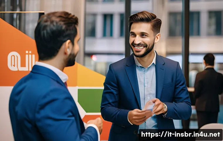 보험중개사 자격증 취득 후 업계 네트워킹 - A professional networking event in Milan, Italy, featuring diverse insurance industry professionals ...