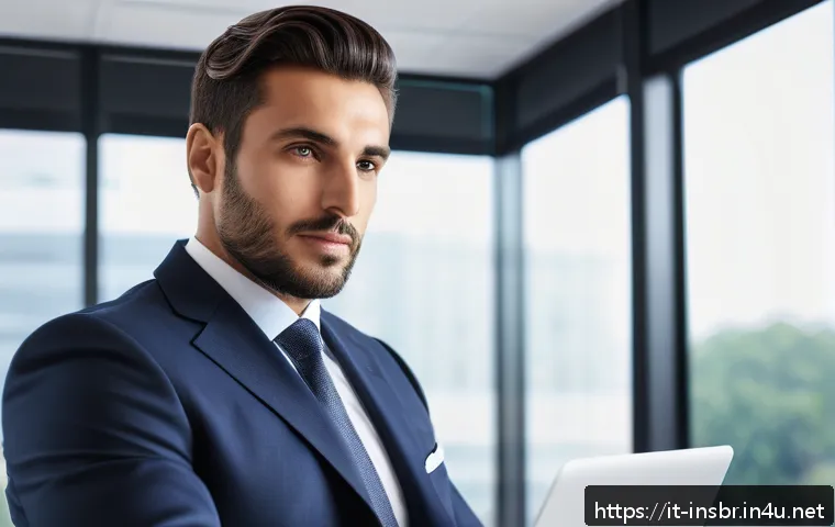 보험중개사 필수 자격증 리스트 - A professional insurance broker in a modern Italian office setting, dressed in business attire with ...
