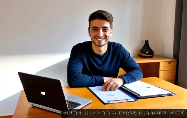 보험중개사 자격시험 합격 후기 - Photorealistic Italian young professional celebrating passing an insurance broker qualification exam...